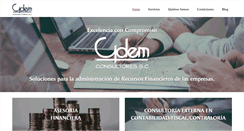 Desktop Screenshot of cidem.com.mx