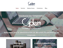 Tablet Screenshot of cidem.com.mx