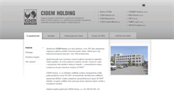 Desktop Screenshot of cidem.cz