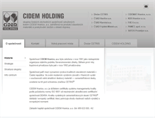 Tablet Screenshot of cidem.cz