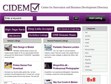 Tablet Screenshot of cidem.com